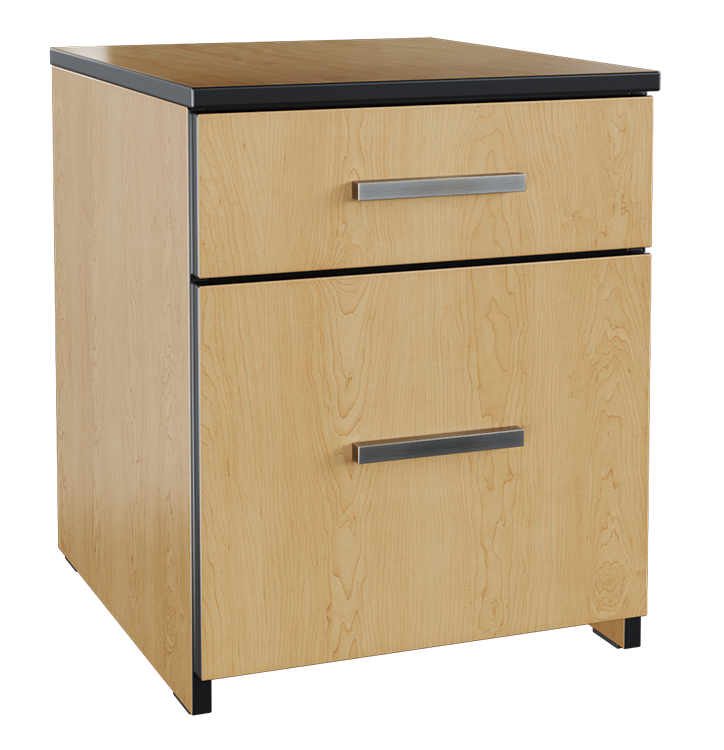 Contempo Pedestal w\/1 Box & 1 File Drawer